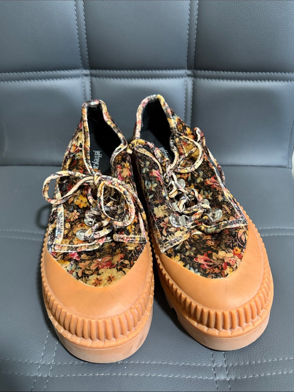 Anthropologie x Jeffrey Campbell B2School Platform Sneakers Size 7 Women’s